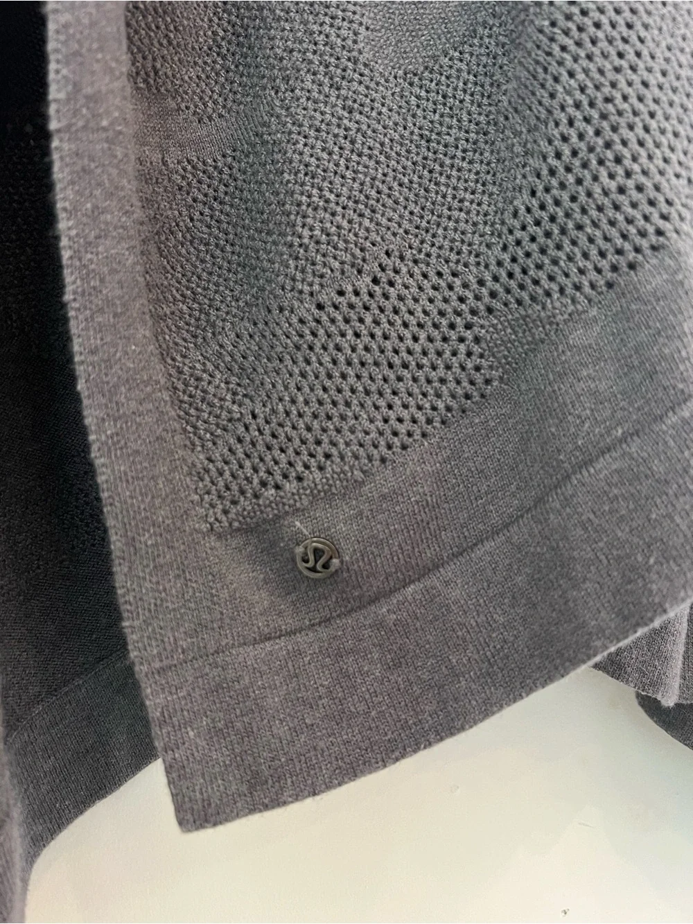 lululemon‎ athletica Open Knit Cardigan in Charcoal